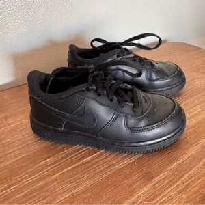 Kids Unisex Nike Air Force 1 Low Size 10C Triple Black